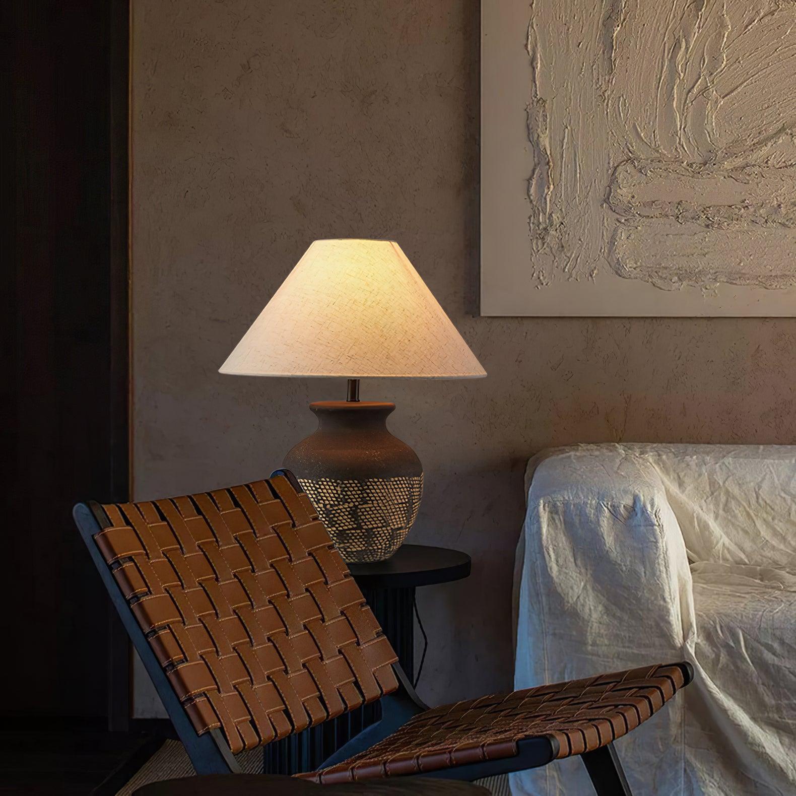 Ansel Ceramic Table Lamp - Blowlighting