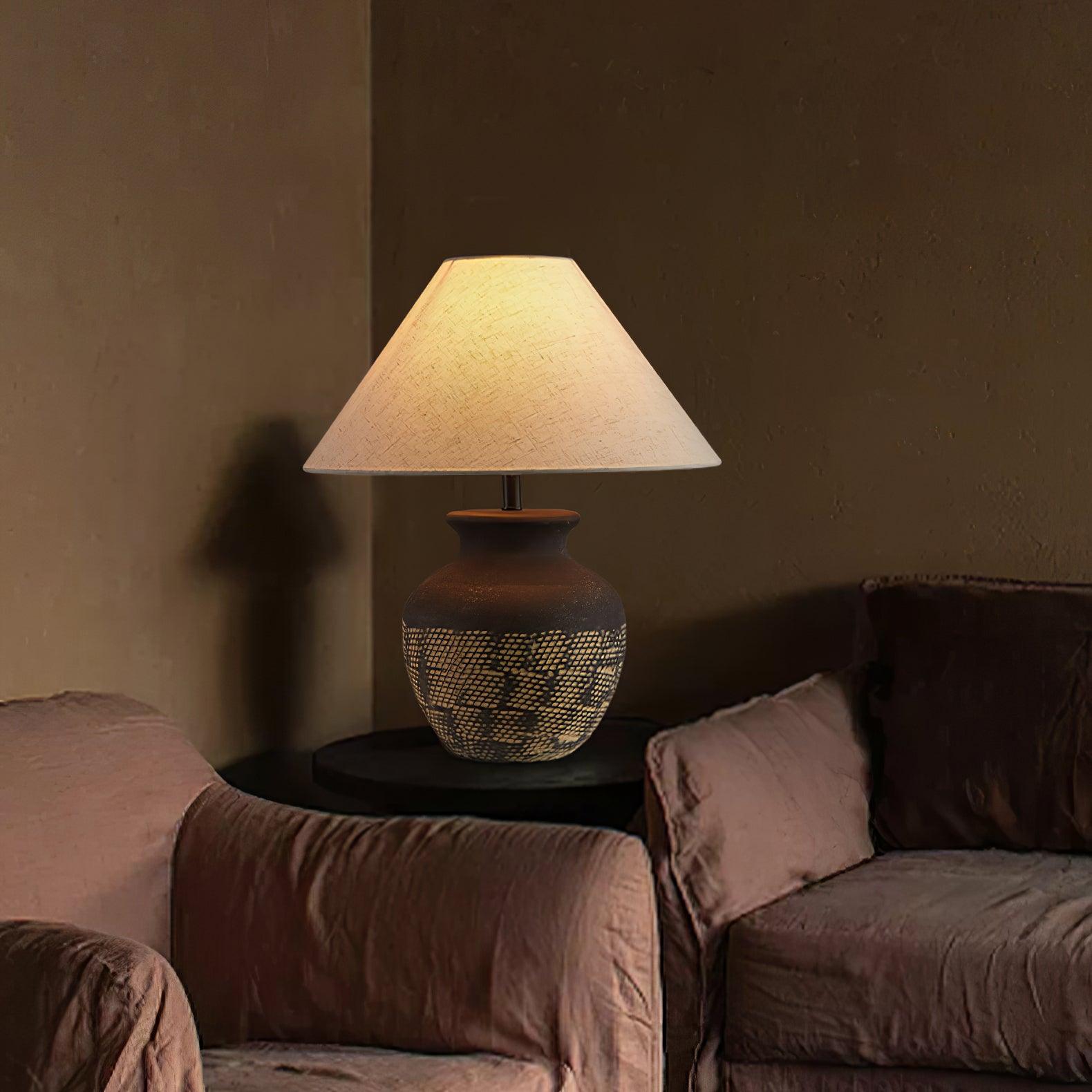 Ansel Ceramic Table Lamp - Blowlighting