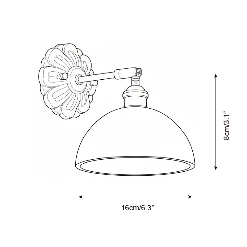 Frostelle Classic Wood Wall Lamp