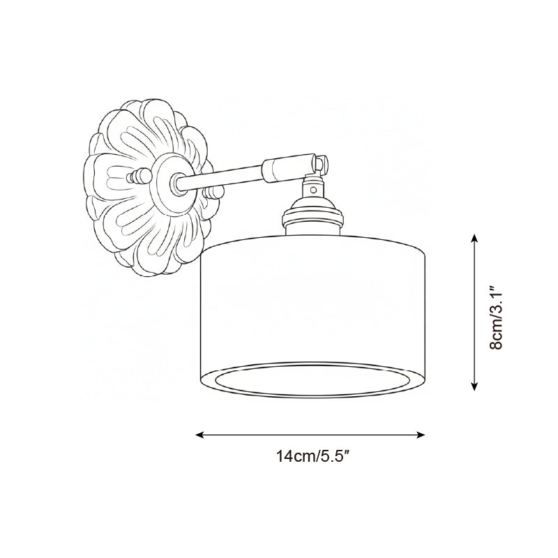 Frostelle Classic Wood Wall Lamp