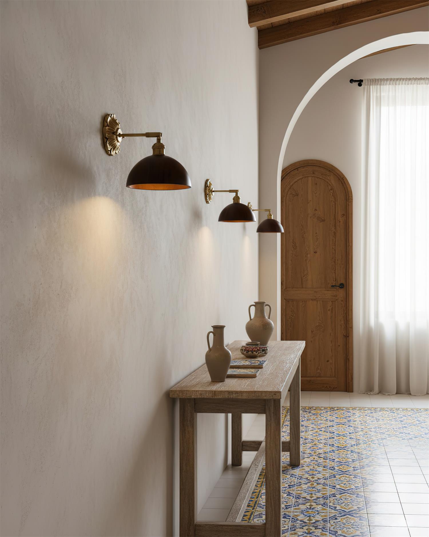 Frostelle Classic Wood Wall Lamp