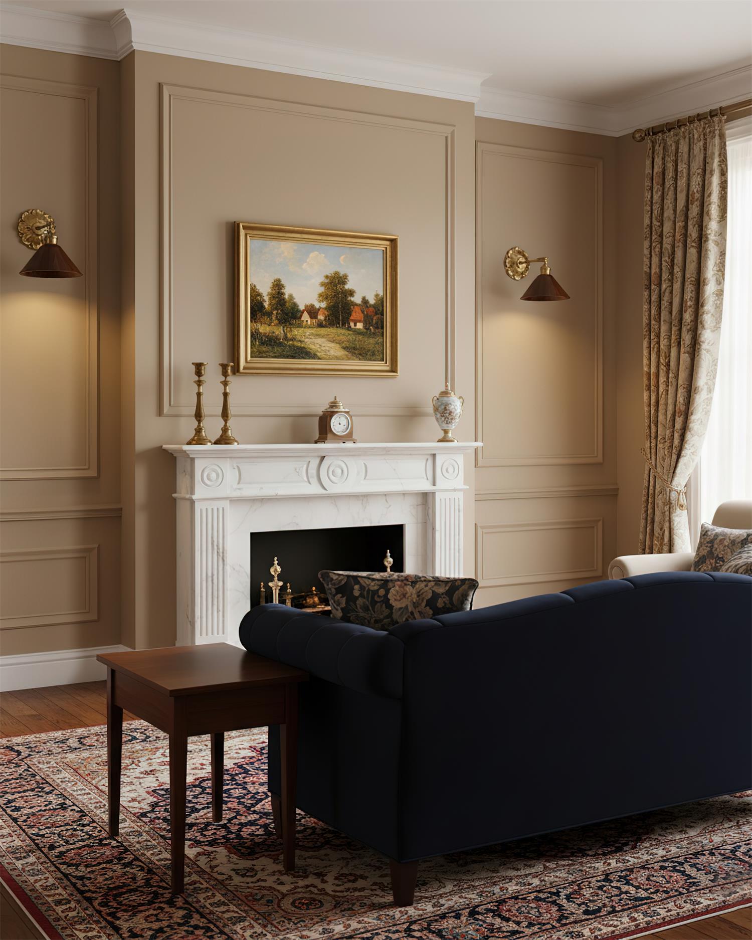 Frostelle Classic Wood Wall Lamp