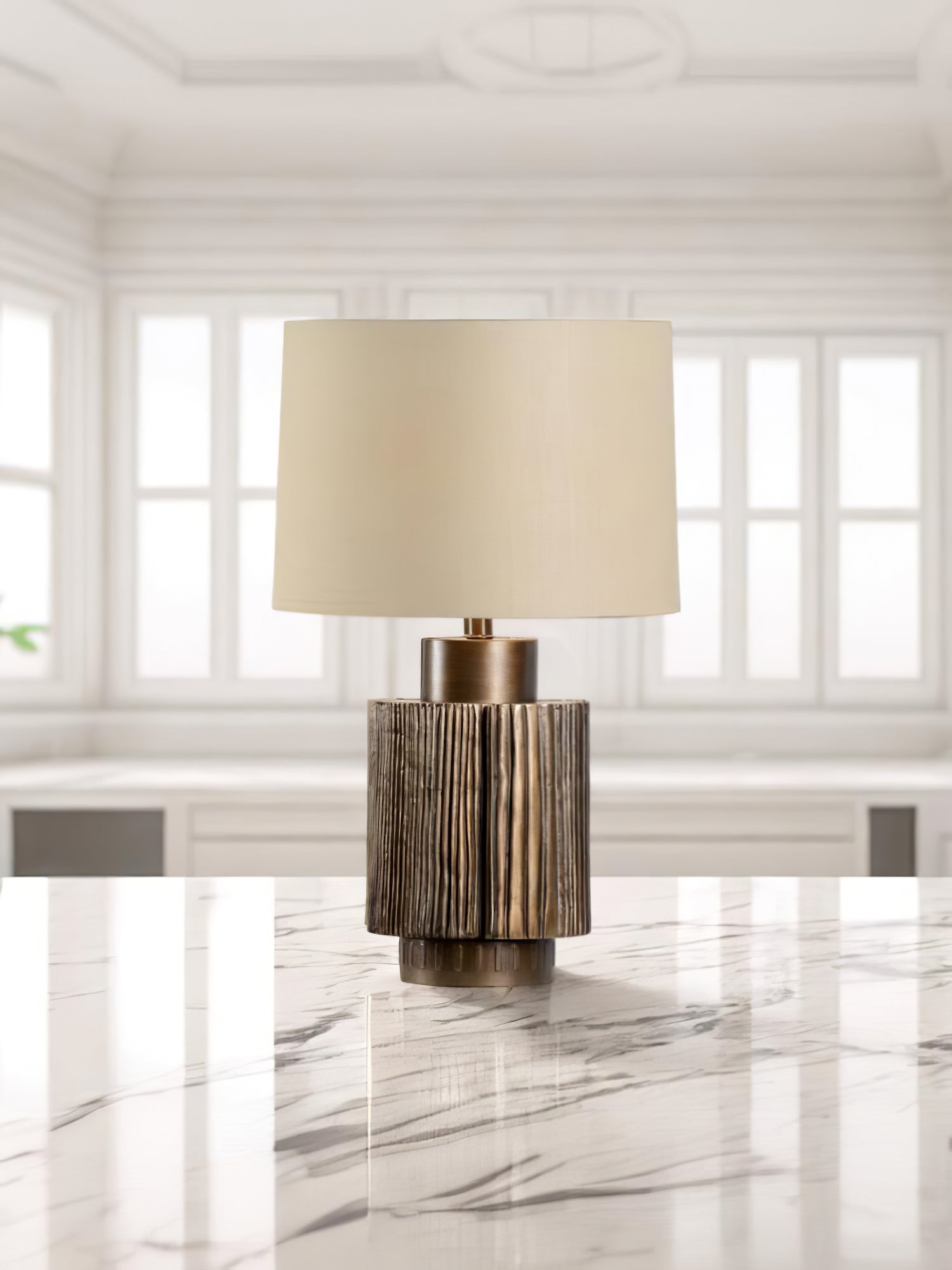 Antique Groove Table Lamp - Blowlighting