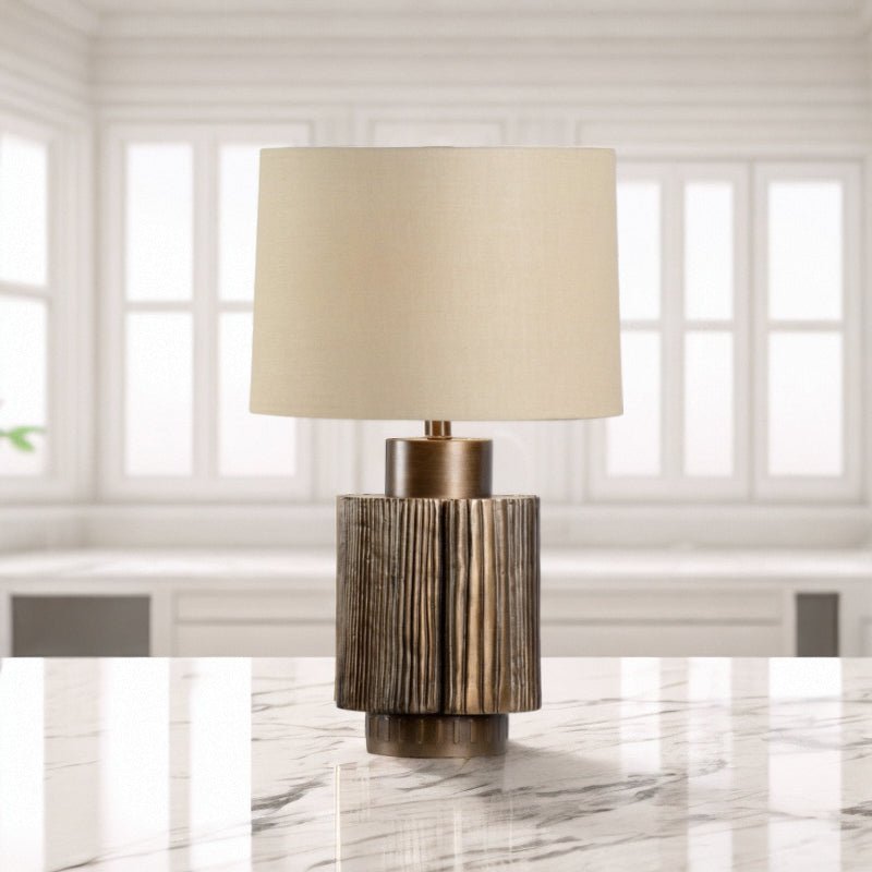 Antique Groove Table Lamp - Blowlighting