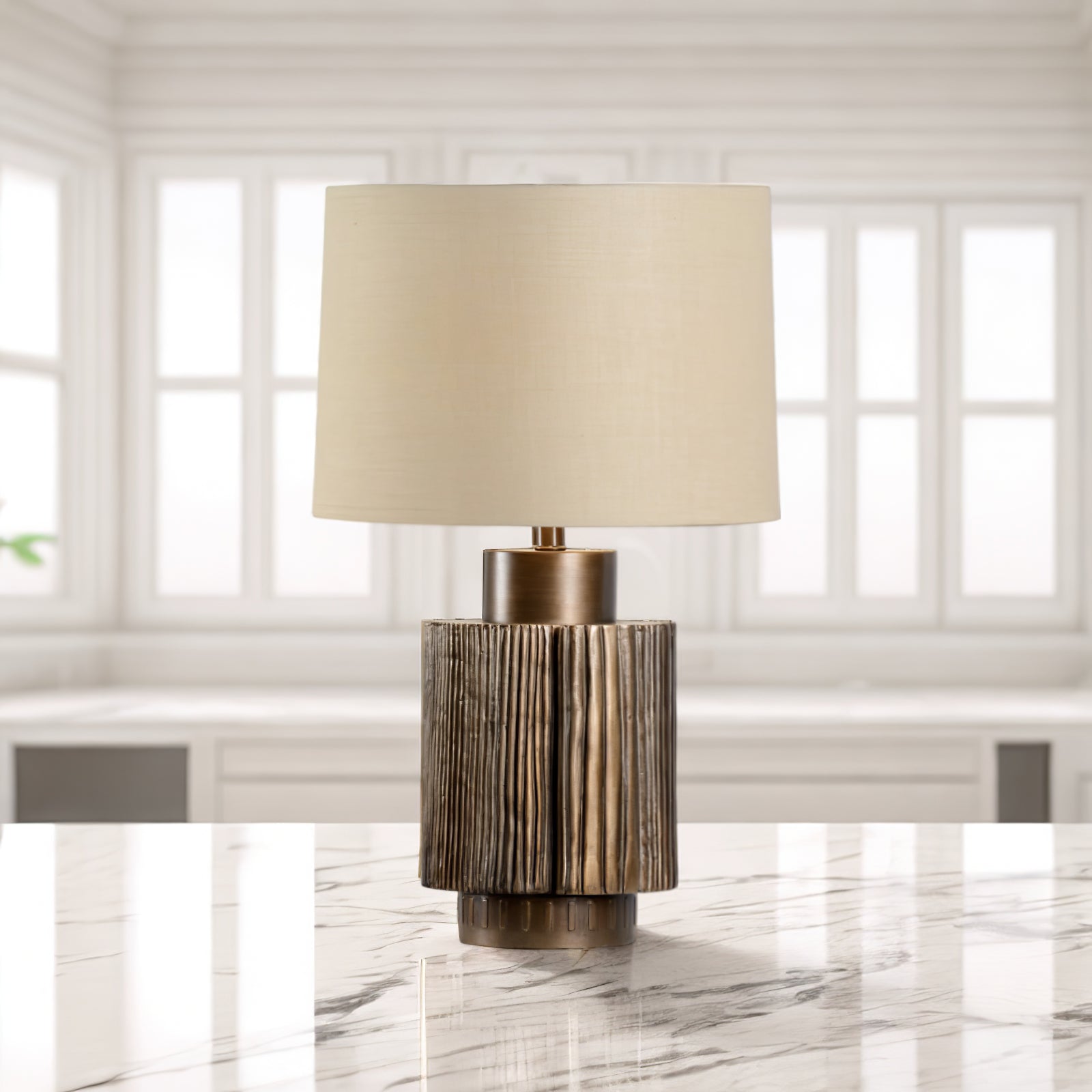 Antique Groove Table Lamp - Blowlighting