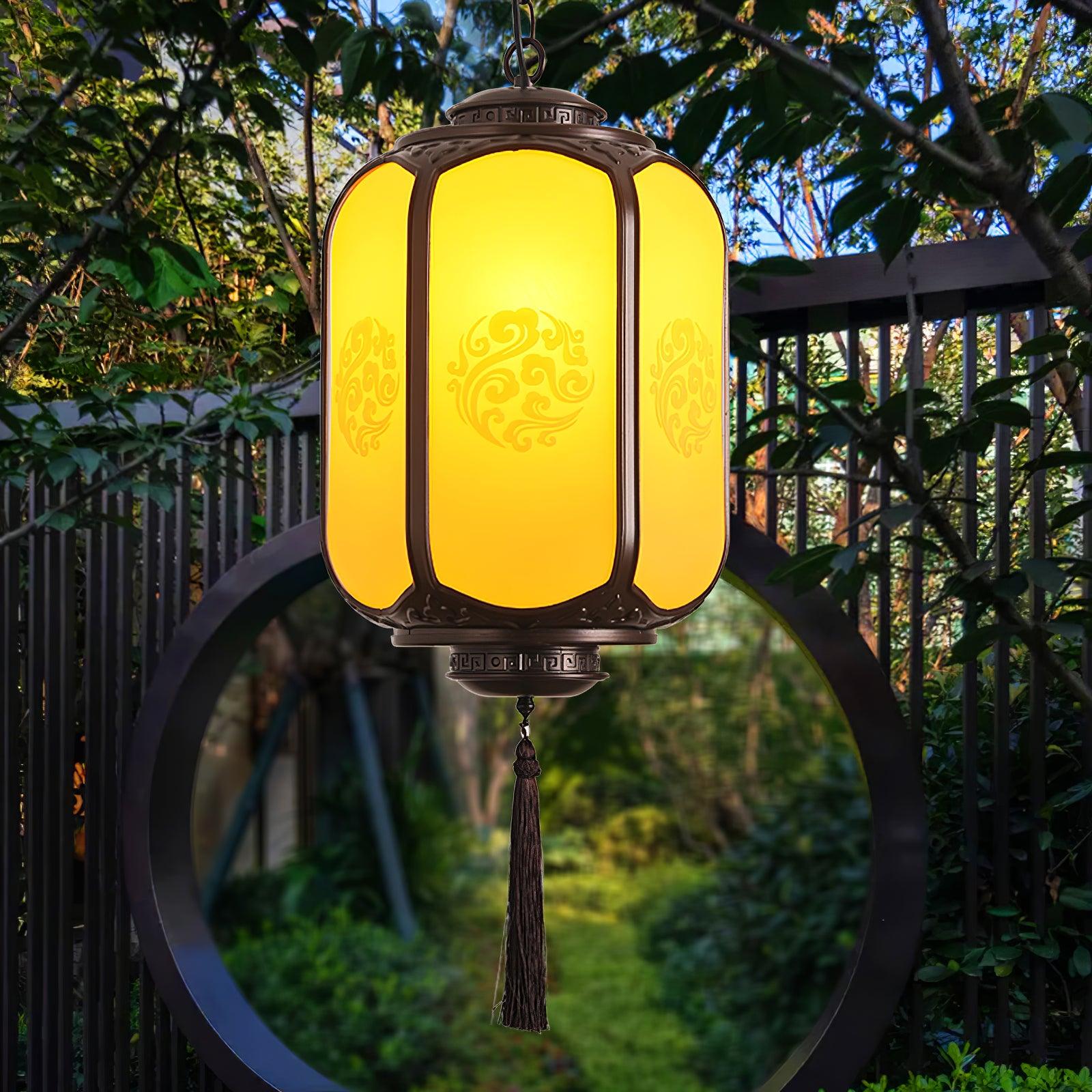 Antique Lantern Outdoor Pendant Light - Blowlighting