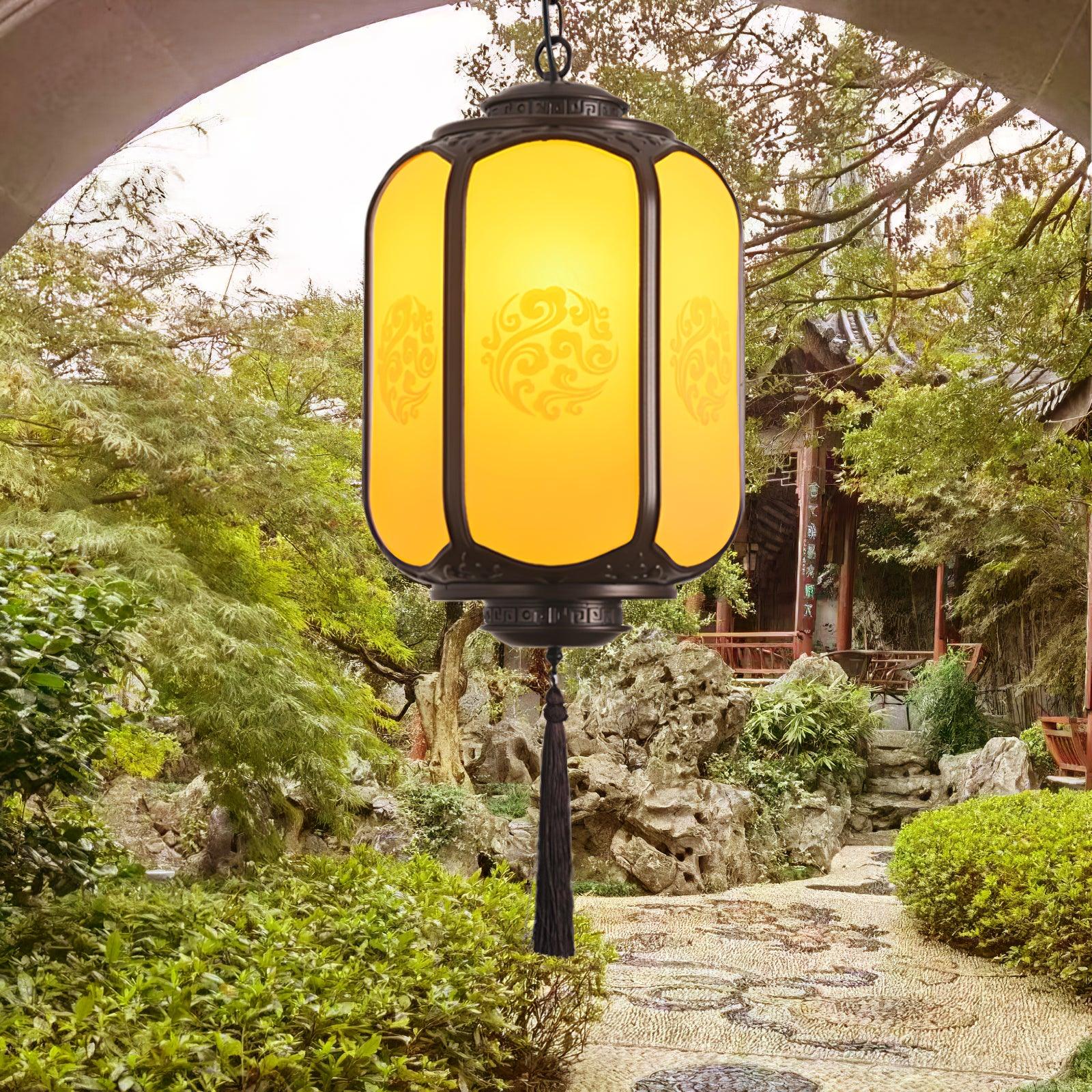 Antique Lantern Outdoor Pendant Light - Blowlighting