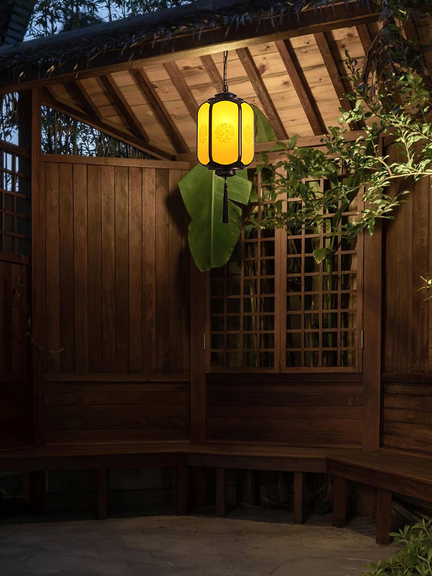 Antique Lantern Outdoor Pendant Light - Blowlighting