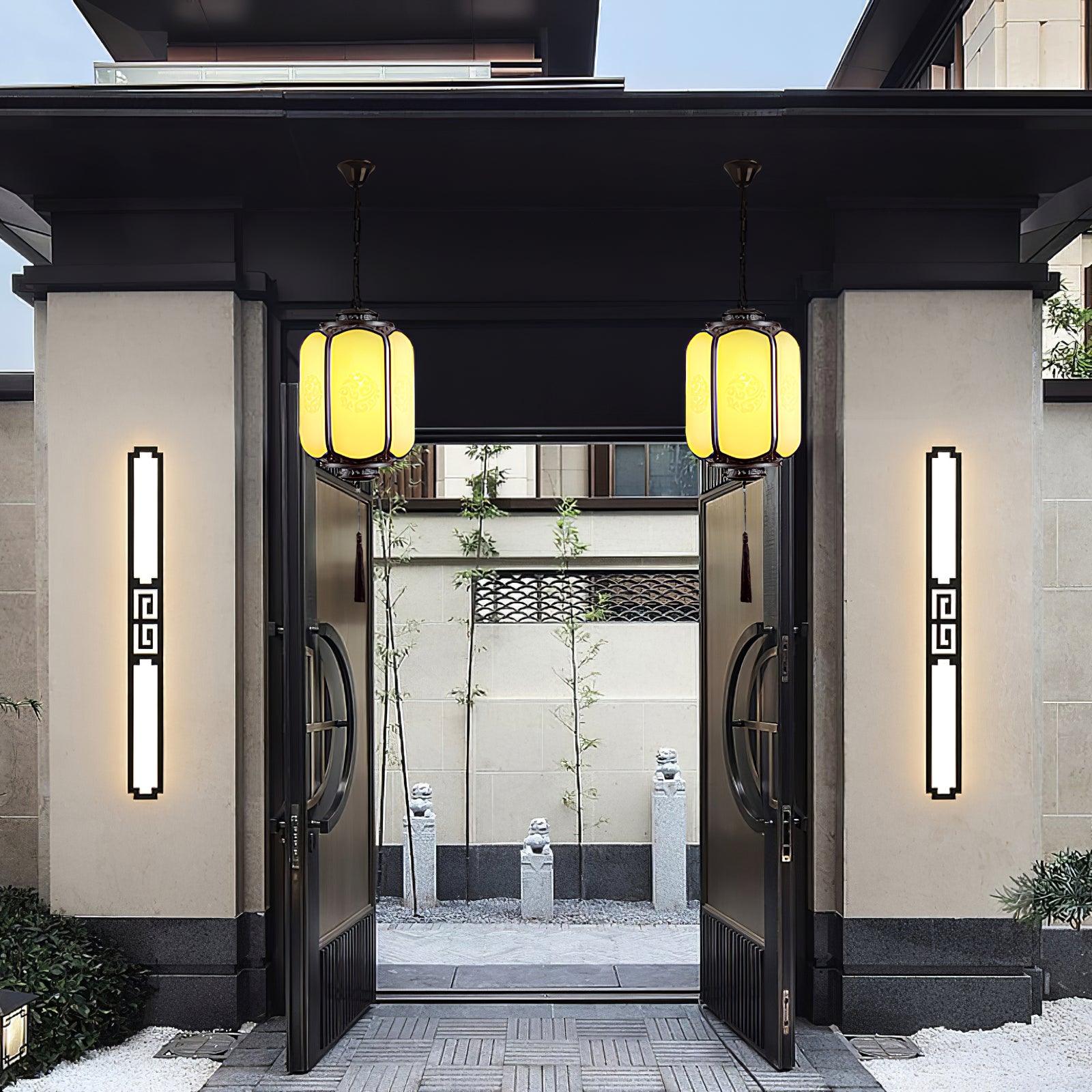 Antique Lantern Outdoor Pendant Light - Blowlighting