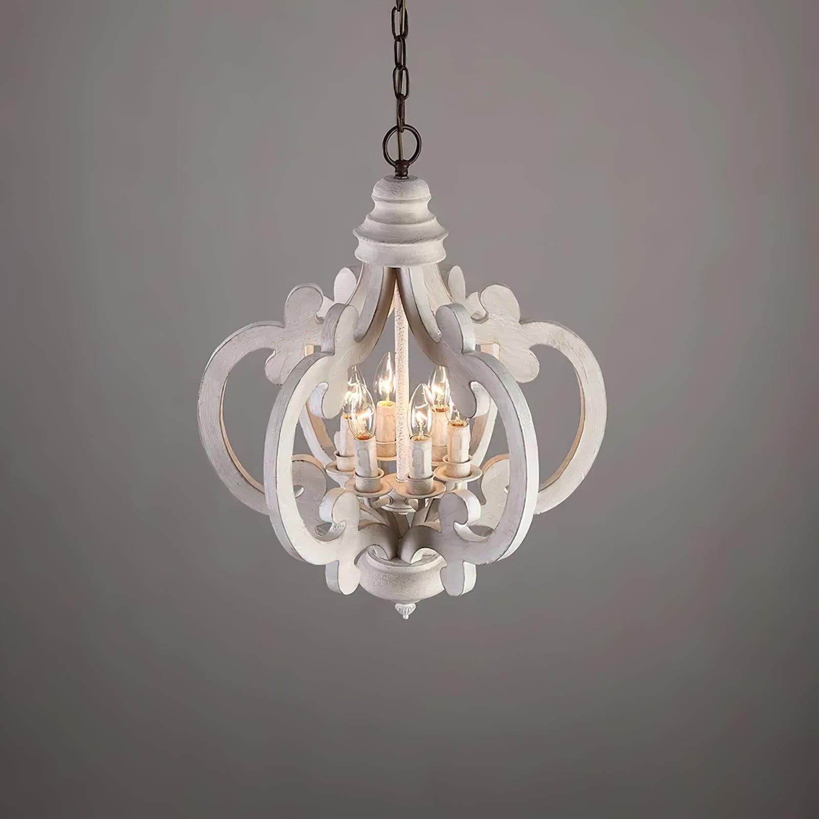 Antique White Style Chandelier - Blowlighting