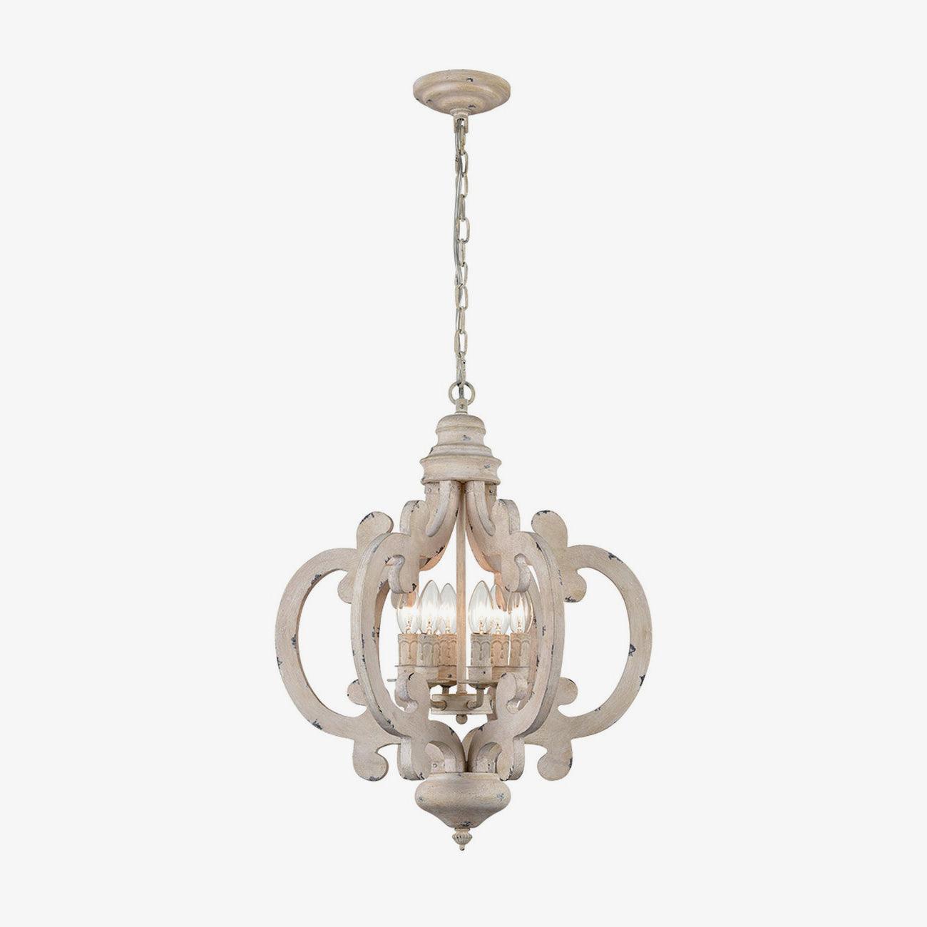 Antique White Style Chandelier - Blowlighting