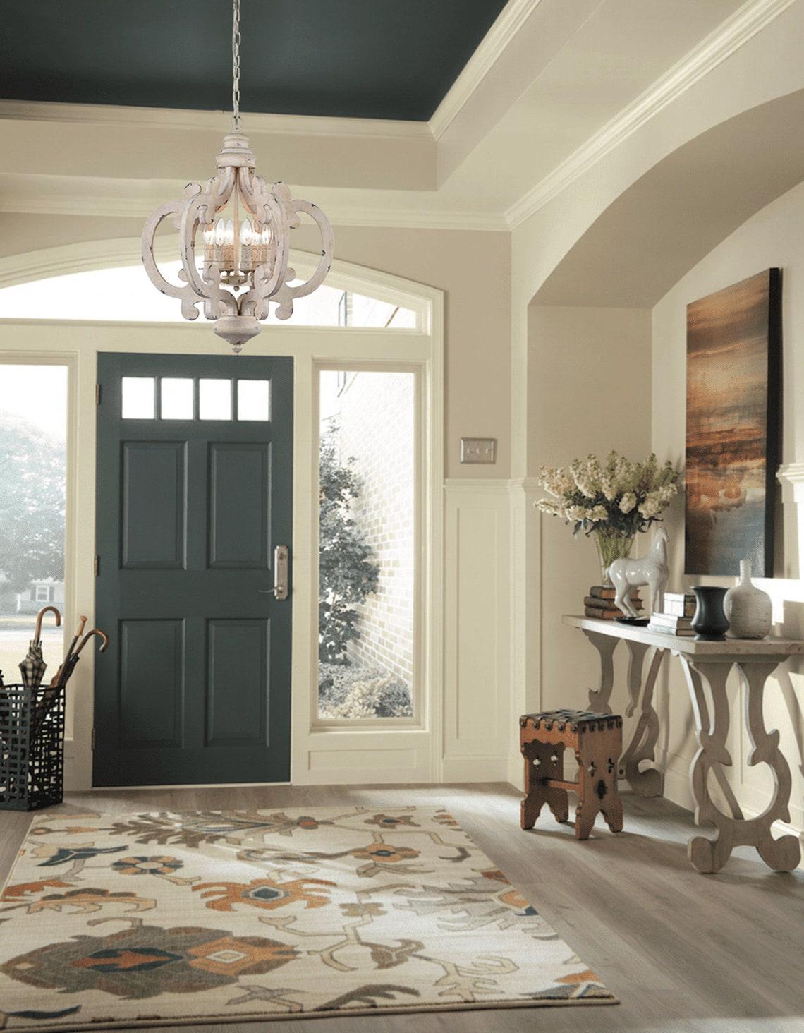 Antique White Style Chandelier - Blowlighting