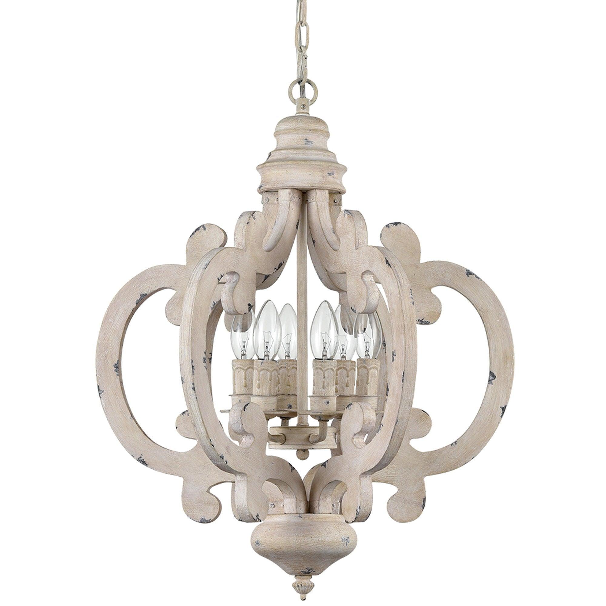 Antique White Style Chandelier - Blowlighting