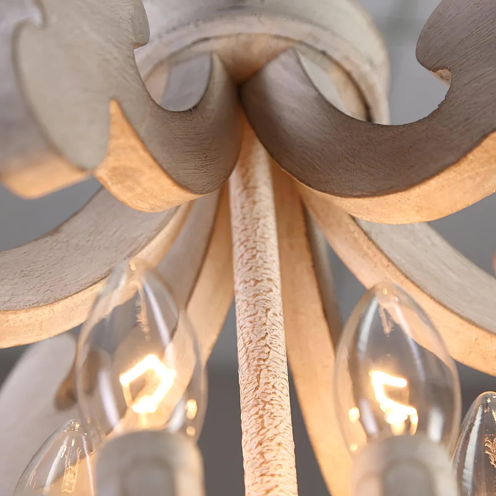 Antique White Style Chandelier - Blowlighting