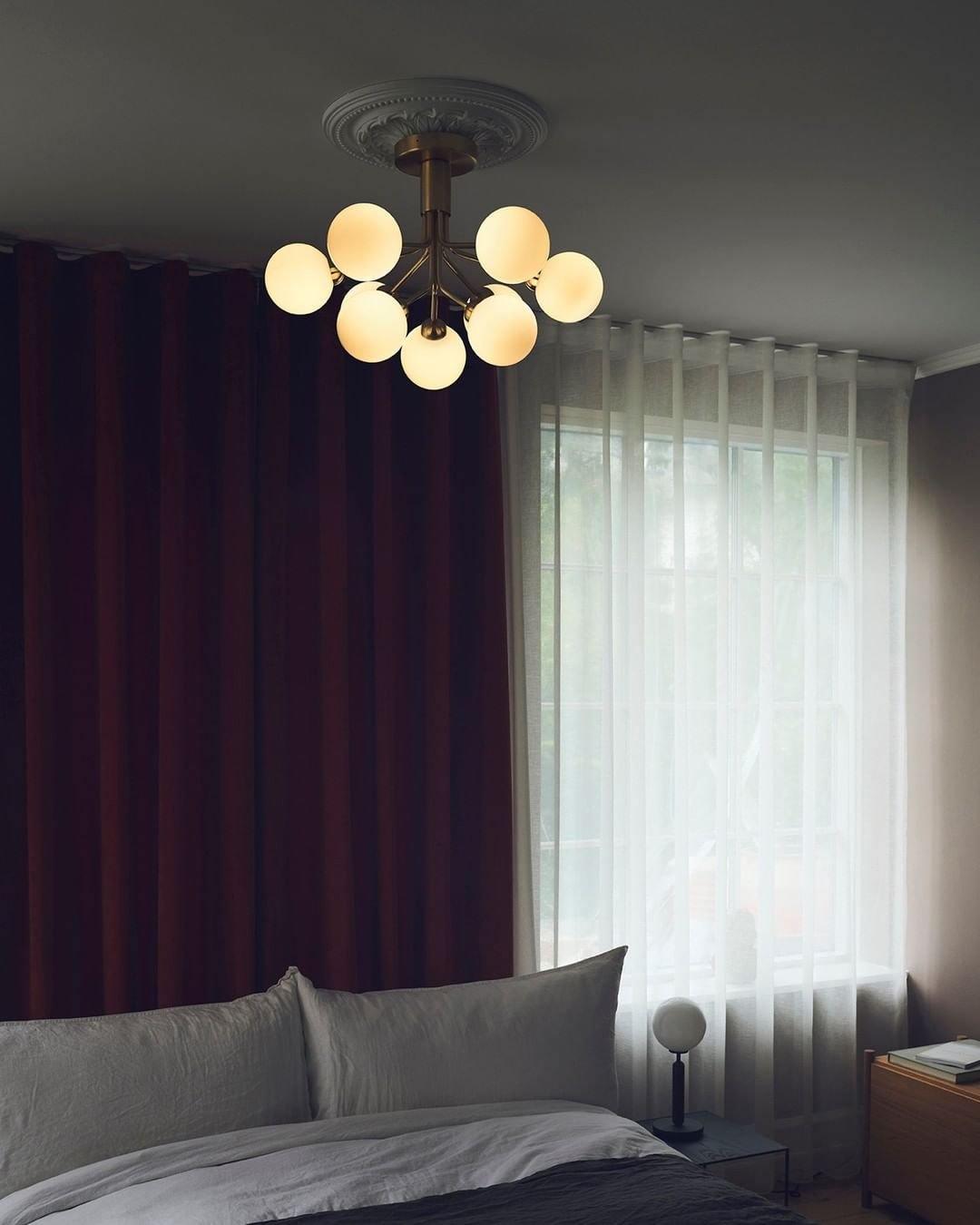 Glass Sphere Cluster Chandelier - Blowlighting