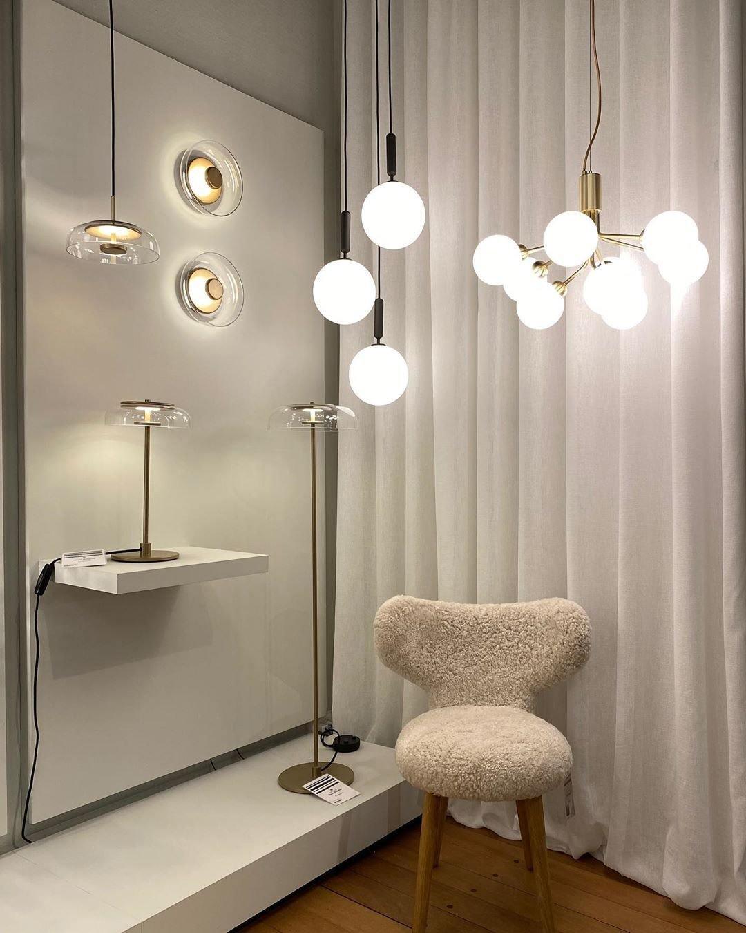 Glass Sphere Cluster Chandelier - Blowlighting