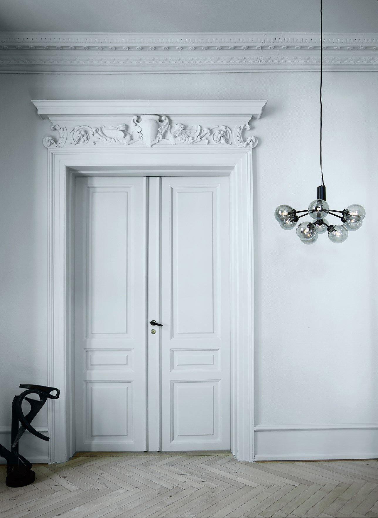 Glass Sphere Cluster Chandelier - Blowlighting
