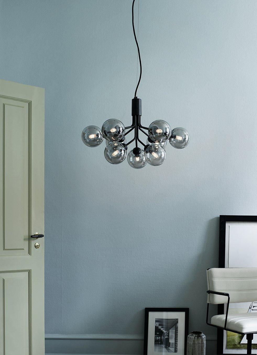 Glass Sphere Cluster Chandelier - Blowlighting