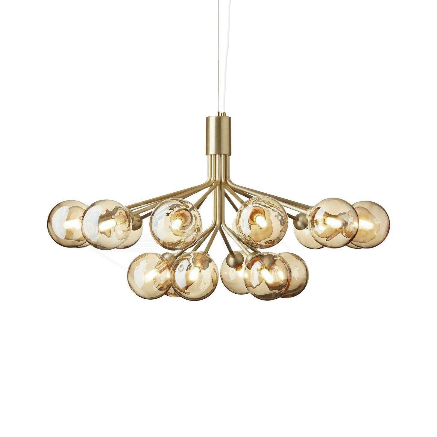 Glass Sphere Cluster Chandelier - Blowlighting