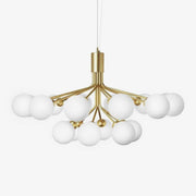 Glass Sphere Cluster Chandelier - Blowlighting