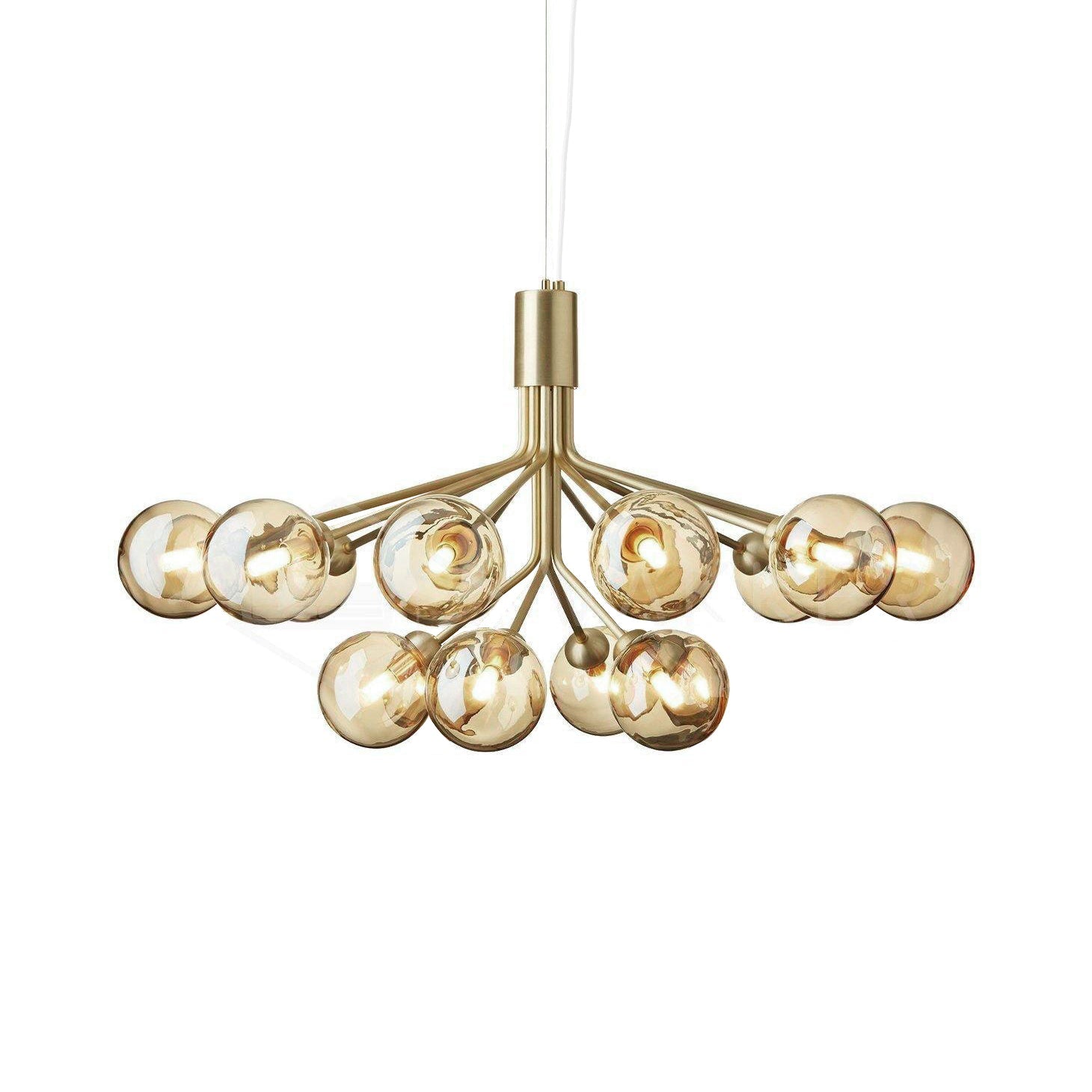 Glass Sphere Cluster Chandelier - Blowlighting
