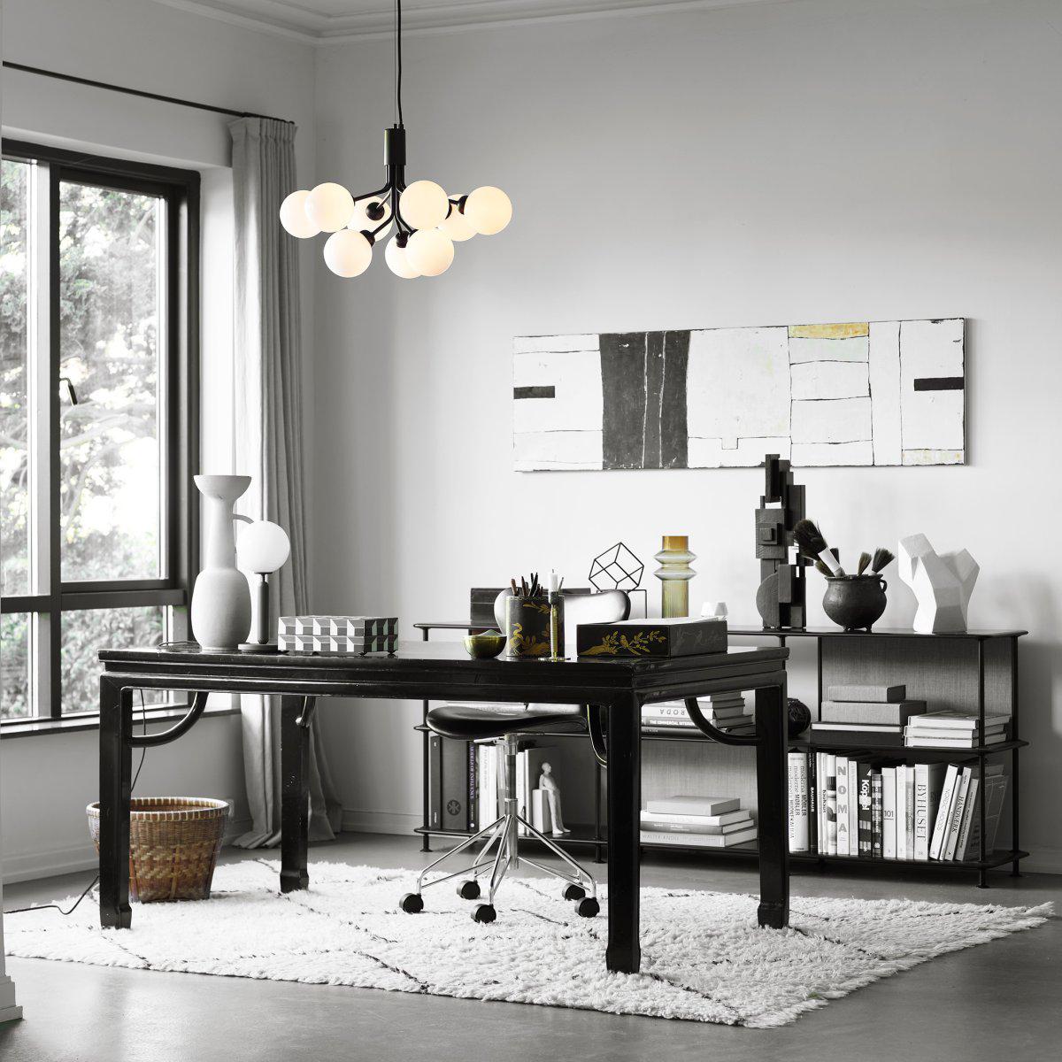 Glass Sphere Cluster Chandelier - Blowlighting