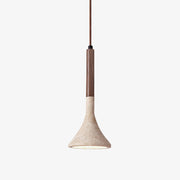 Ilnoren Minimalist Travertine Pendant Light - Blowlighting