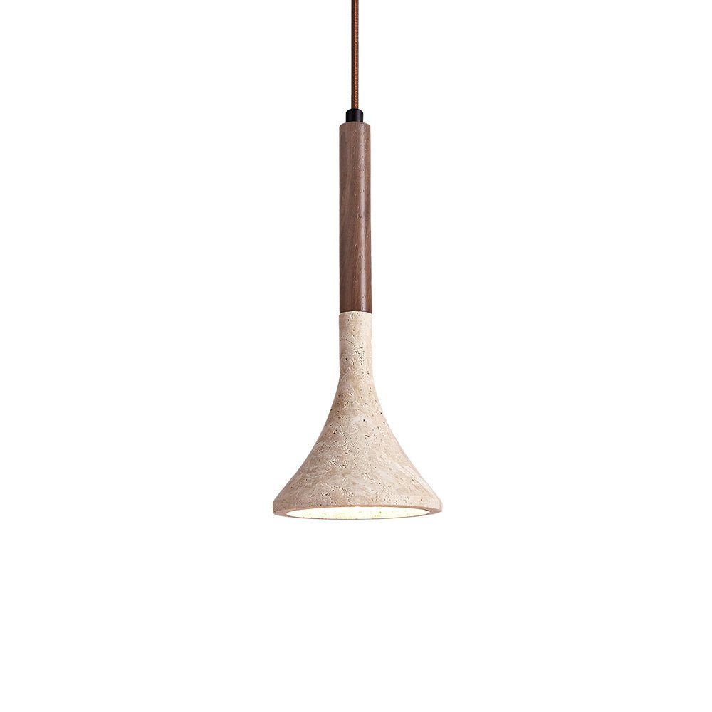 Ilnoren Minimalist Travertine Pendant Light - Blowlighting