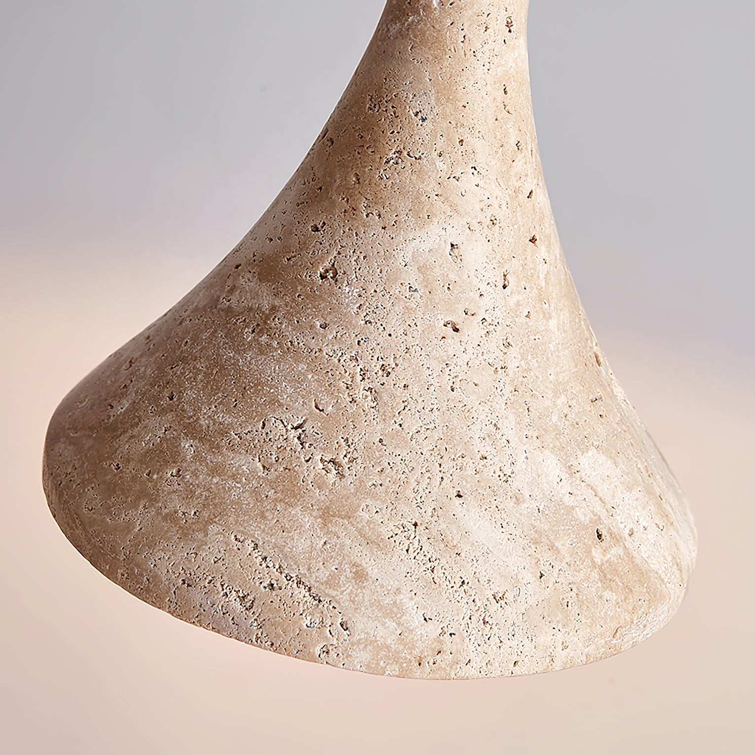 Ilnoren Minimalist Travertine Pendant Light - Blowlighting