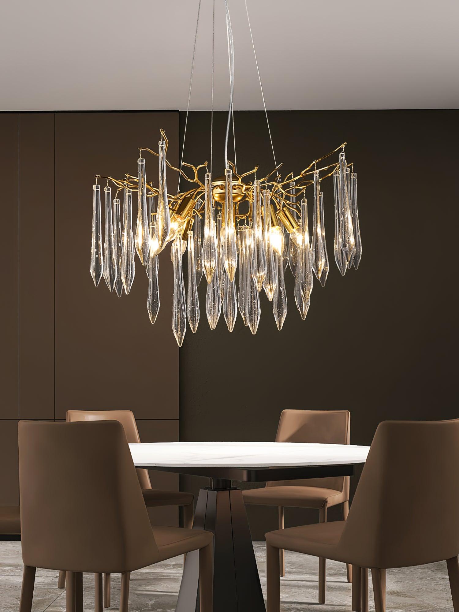 Aqua Funnel Chandelier - Blowlighting