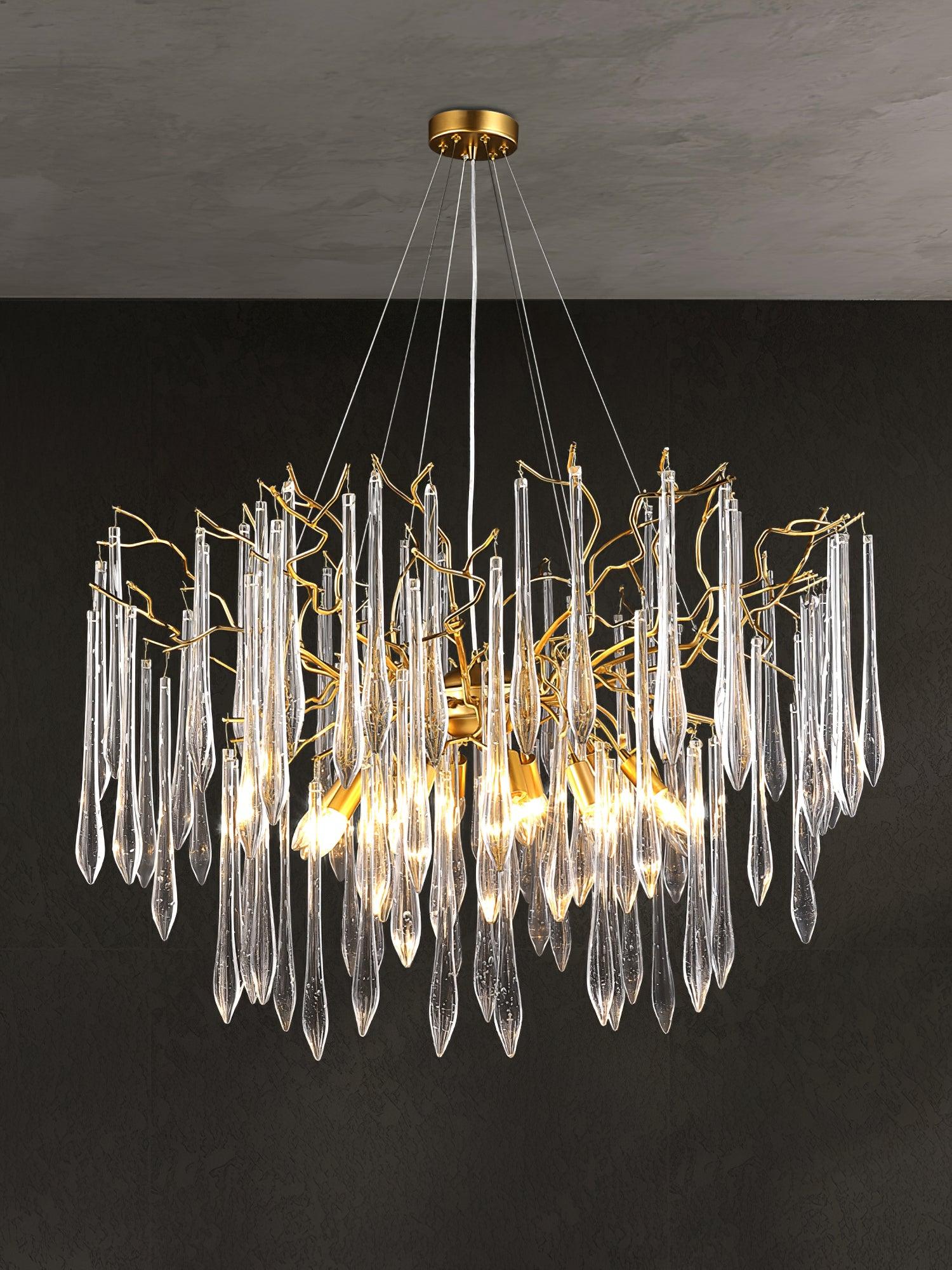 Aqua Funnel Chandelier - Blowlighting