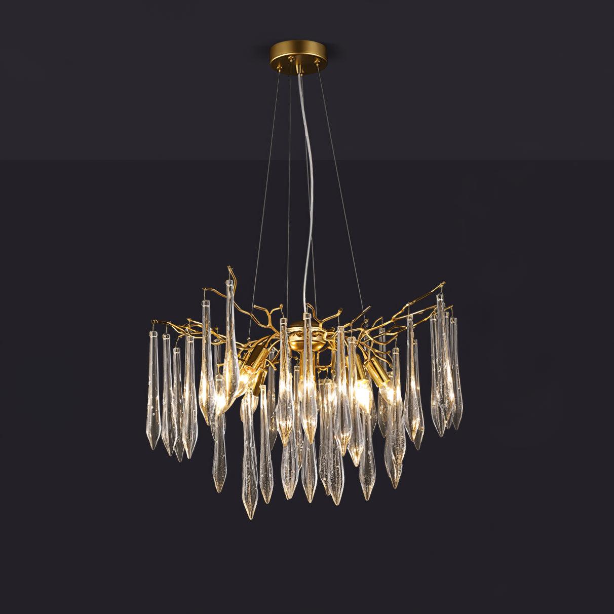 Aqua Funnel Chandelier - Blowlighting