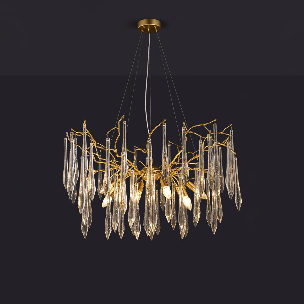 Aqua Funnel Chandelier - Blowlighting