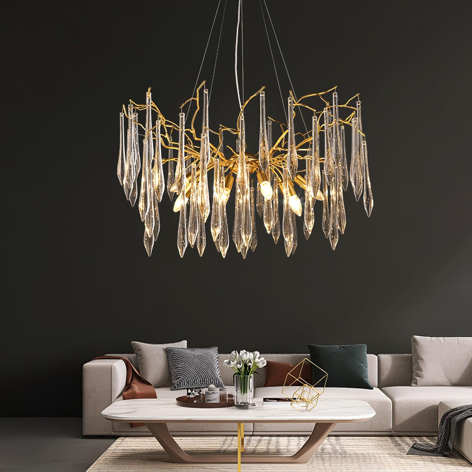 Aqua Funnel Chandelier - Blowlighting