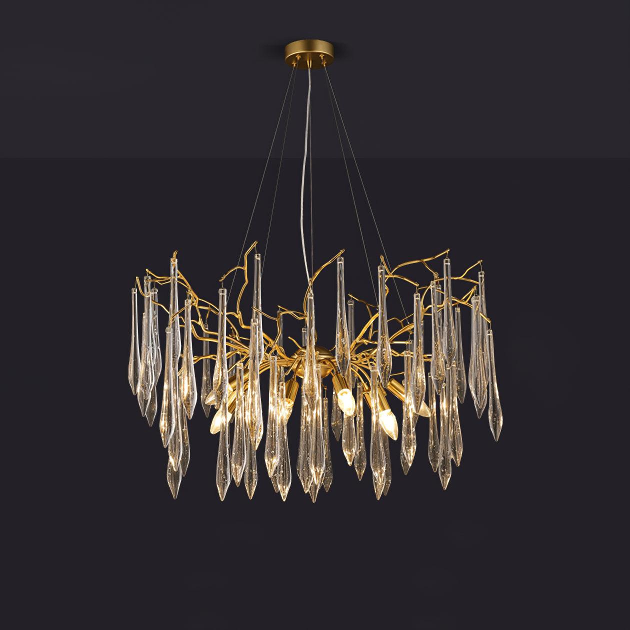 Aqua Funnel Chandelier - Blowlighting