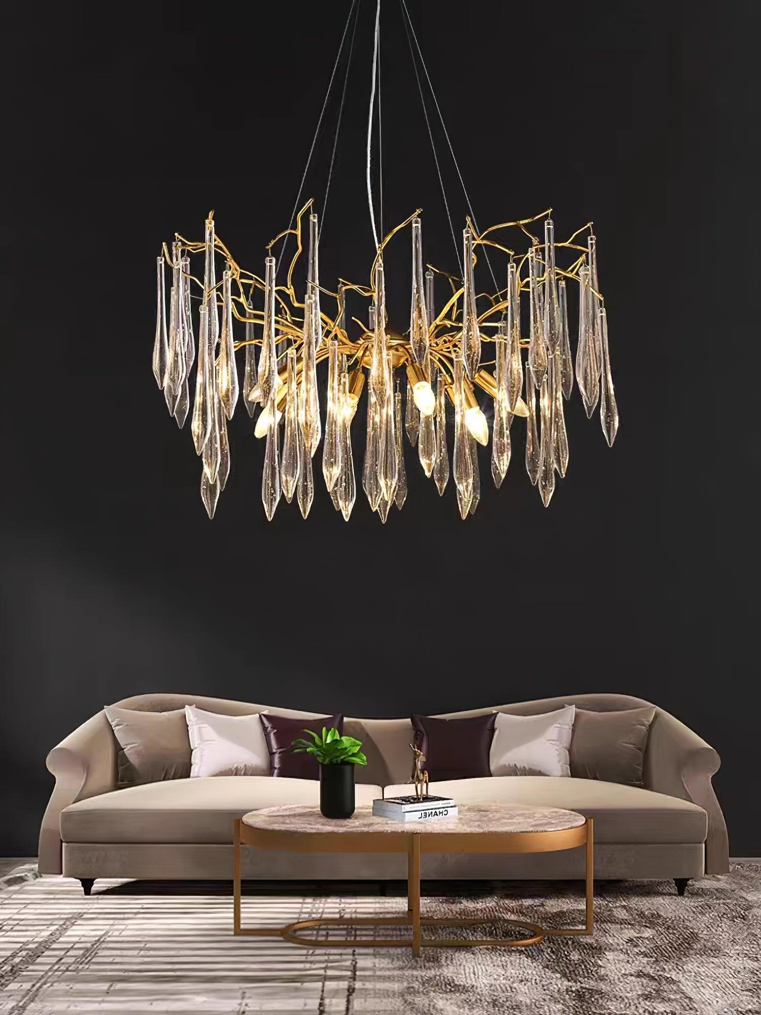 Aqua Funnel Chandelier - Blowlighting