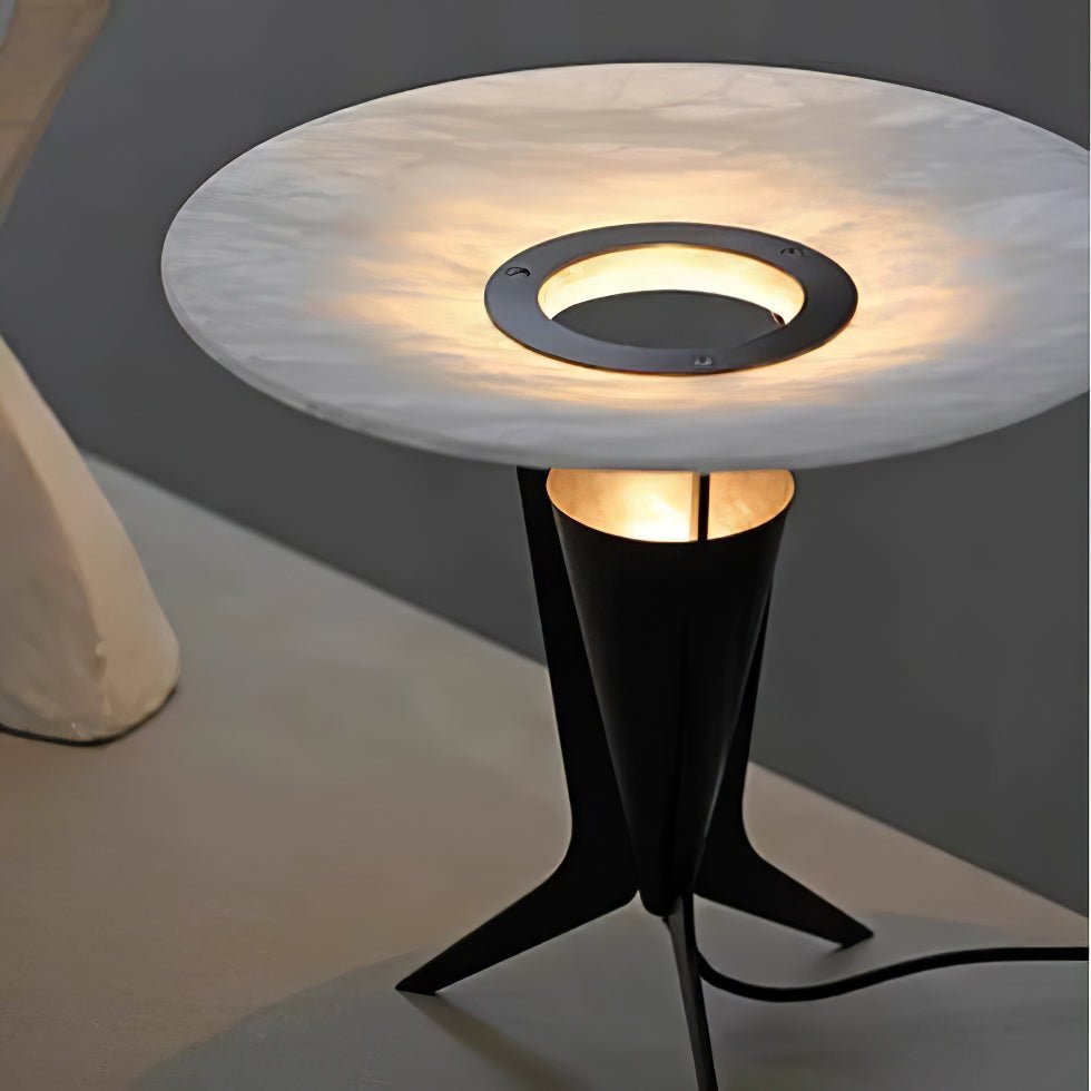 Eurtalus Alabaster Top Table Lamp - Blowlighting