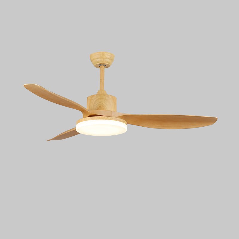Dario Minimalist Wood Ceiling Fan Light - Blowlighting