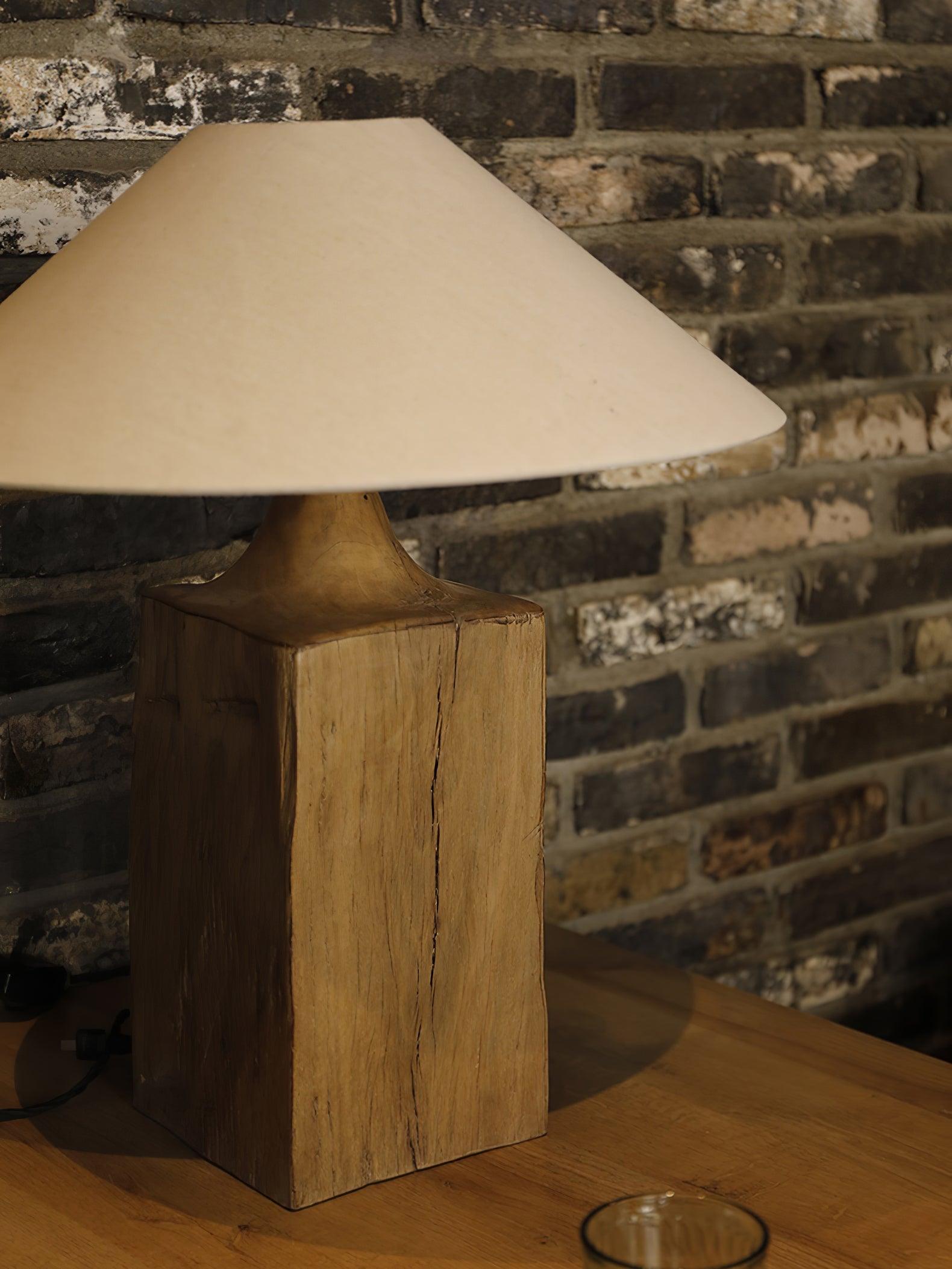Rustica Timber Column Floor Lamp - Blowlighting