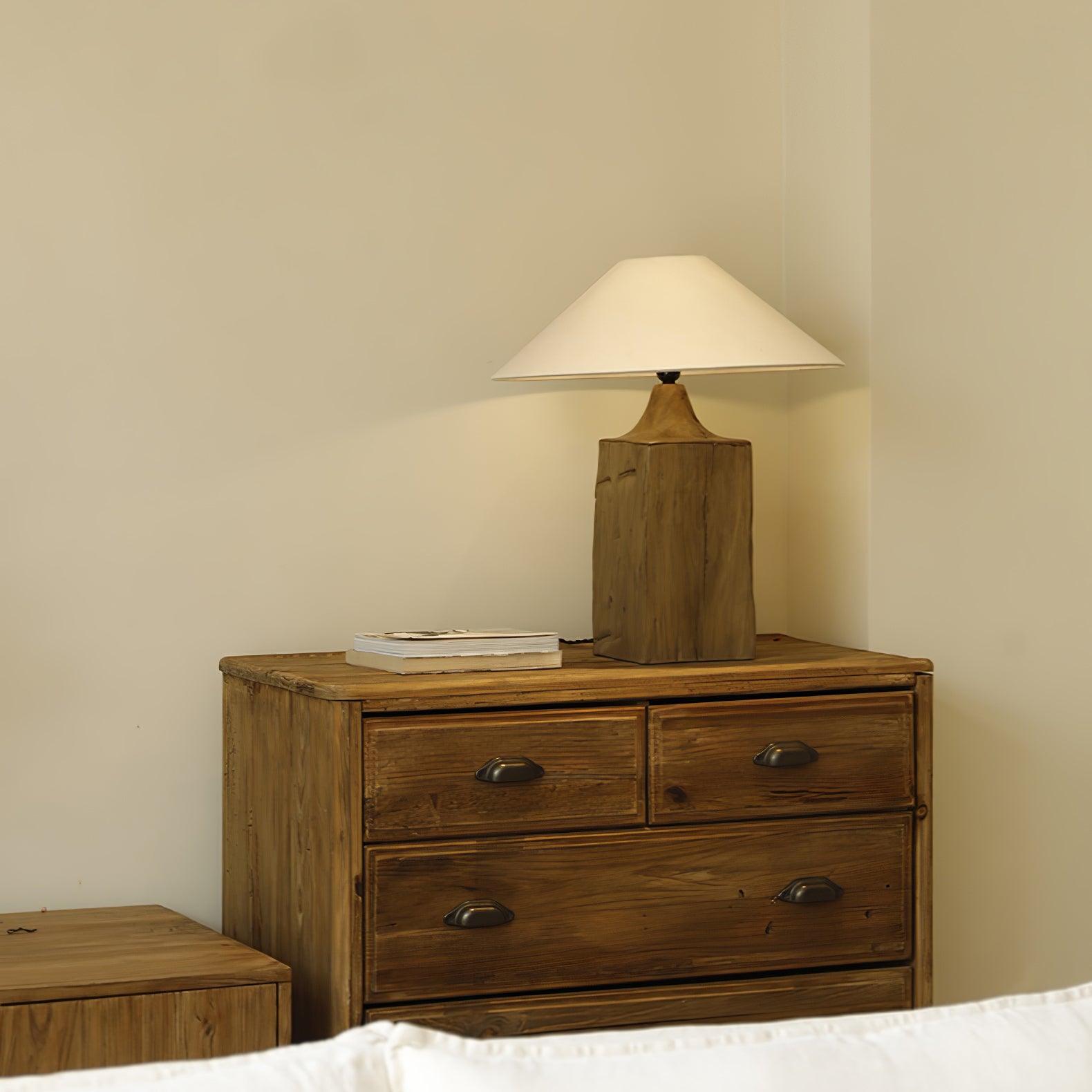 Rustica Timber Column Floor Lamp - Blowlighting