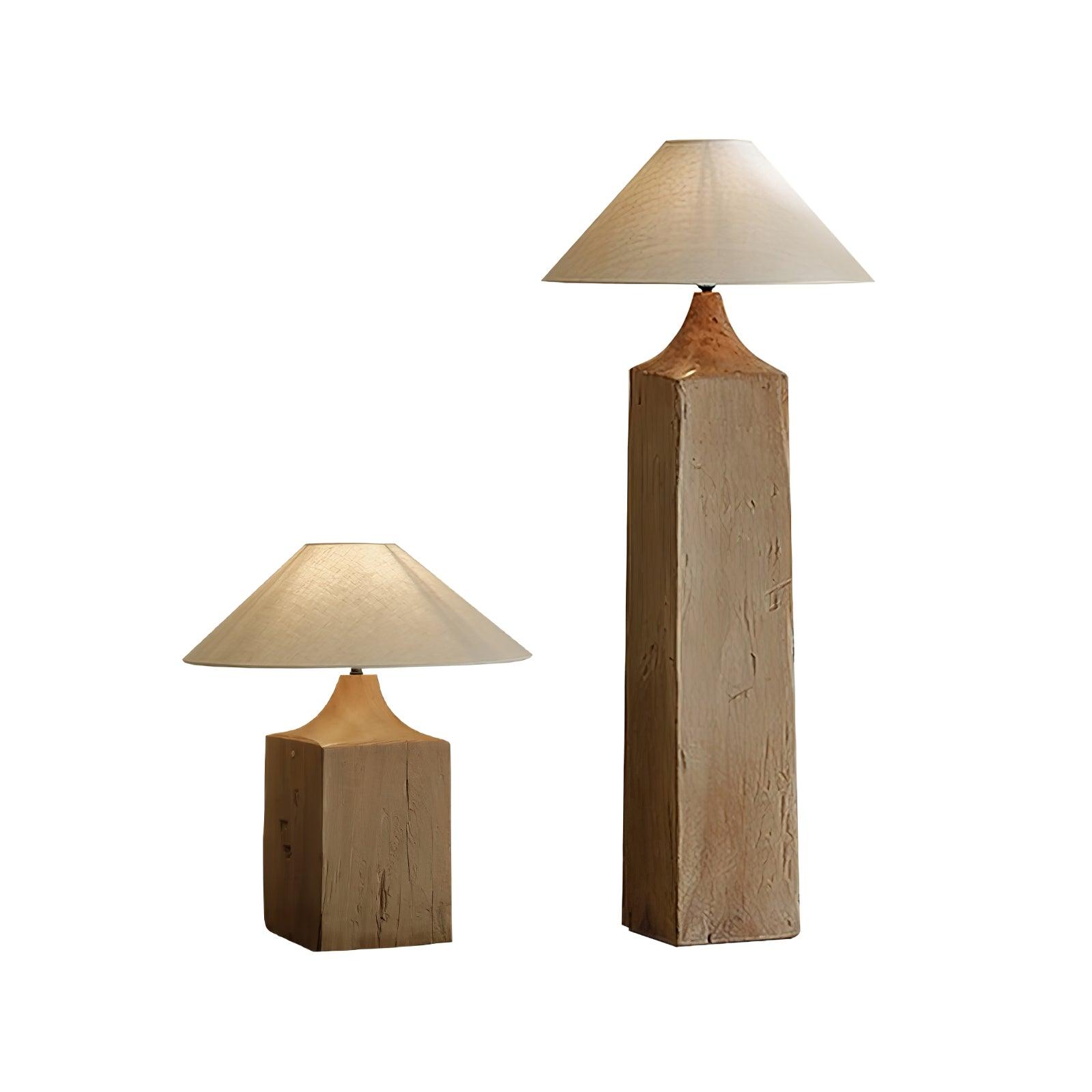 Rustica Timber Column Floor Lamp - Blowlighting
