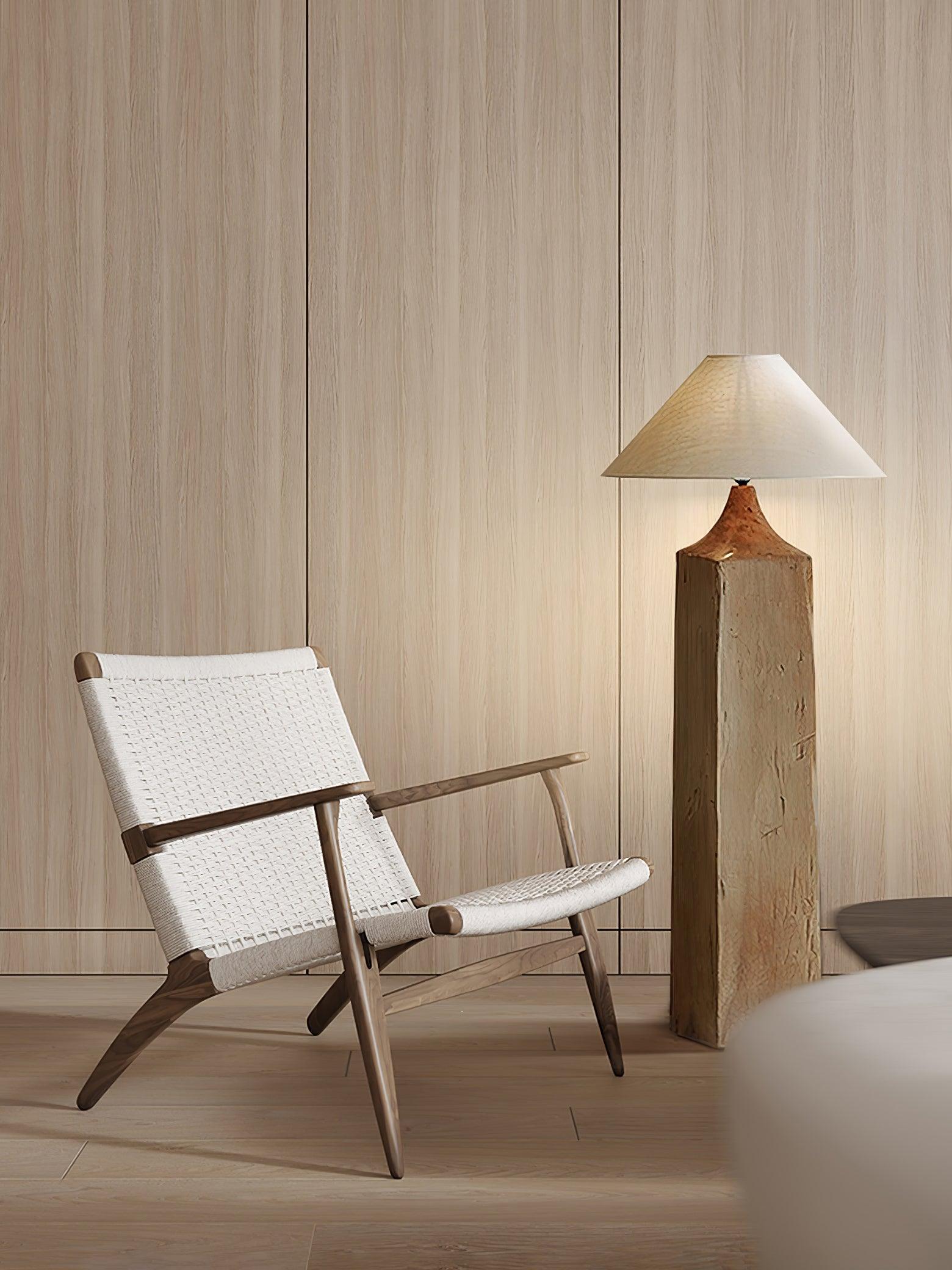 Rustica Timber Column Floor Lamp - Blowlighting