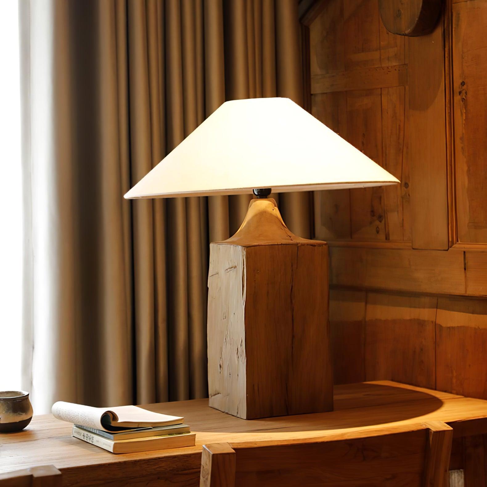 Rustica Timber Column Floor Lamp - Blowlighting