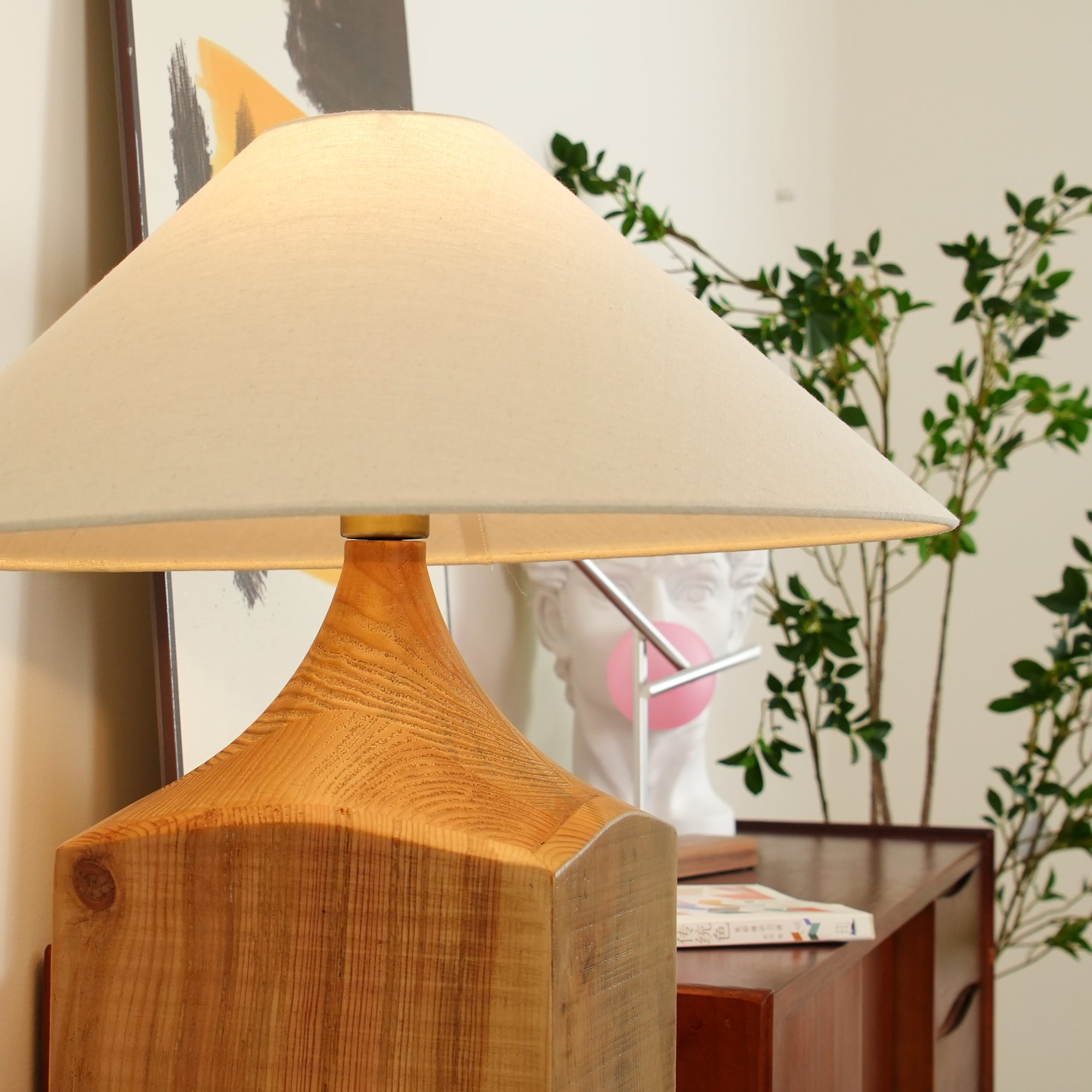 Rustica Timber Column Floor Lamp - Blowlighting