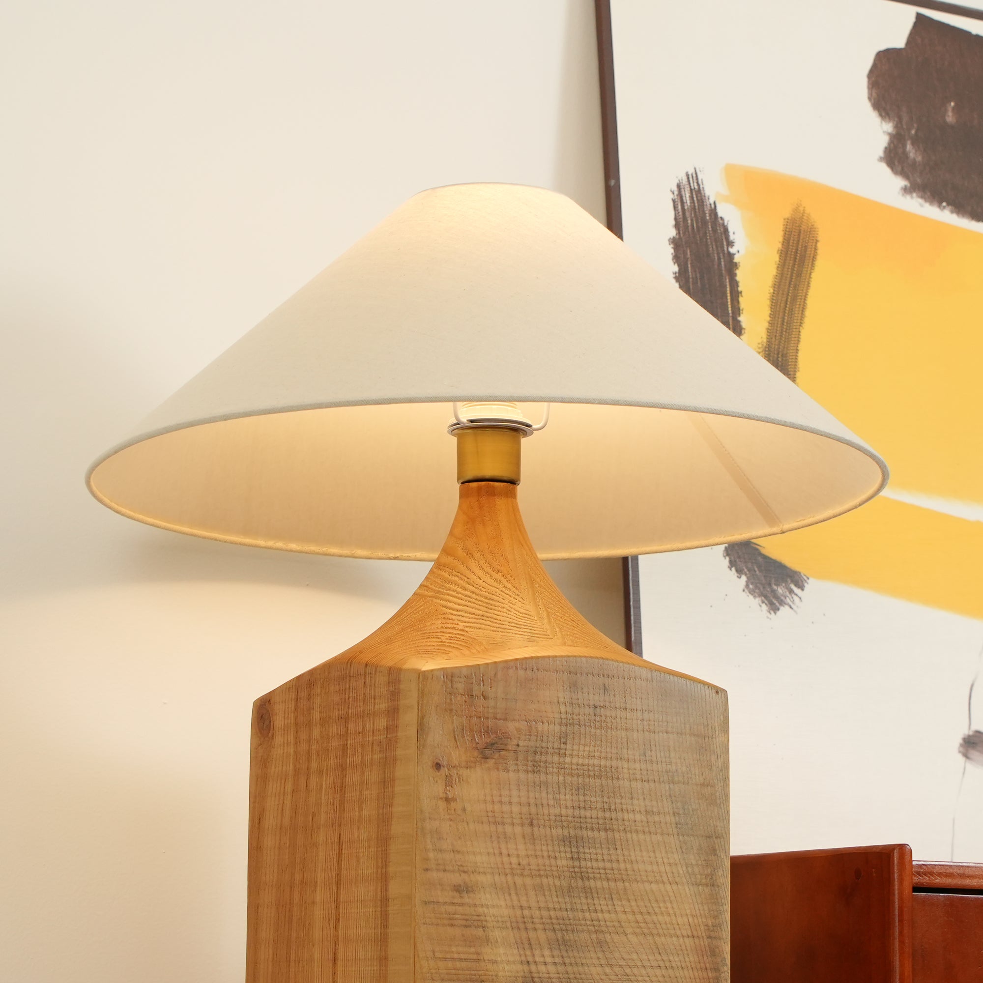 Rustica Timber Column Floor Lamp - Blowlighting