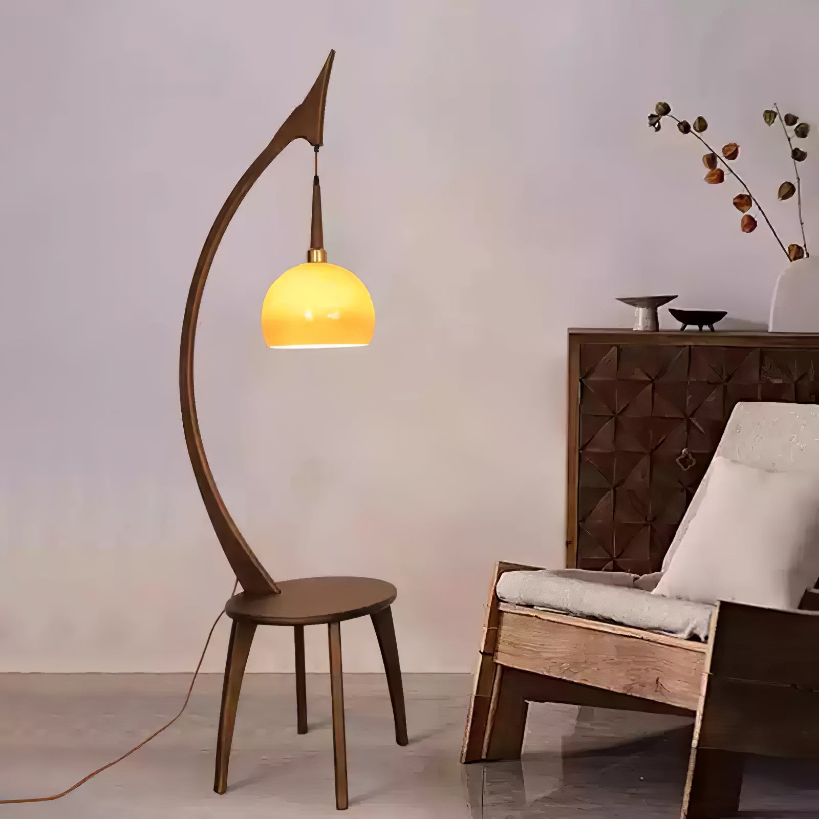 Arc Curve Floor Lamp - Blowlighting
