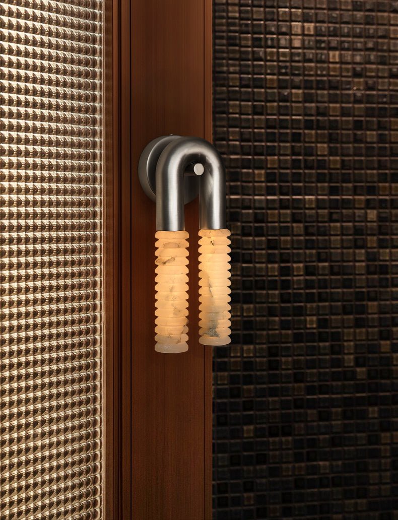 Arc Ridge Alabaster Wall Sconce - Vakkerlight