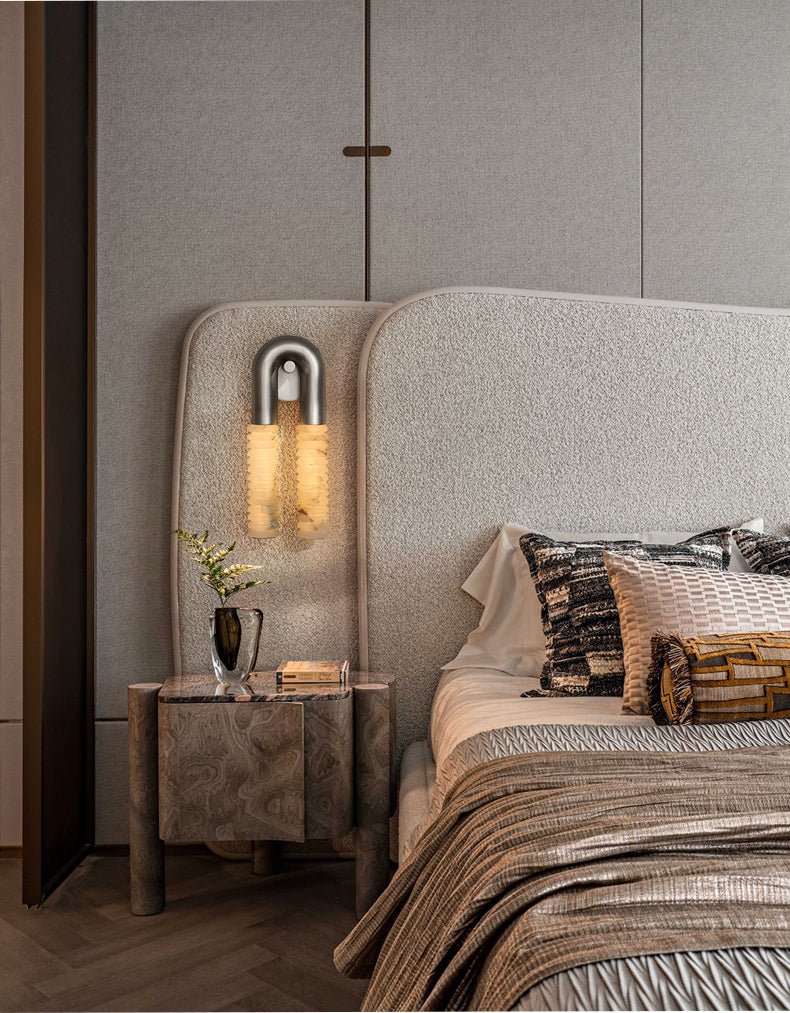 Arc Ridge Alabaster Wall Sconce - Vakkerlight