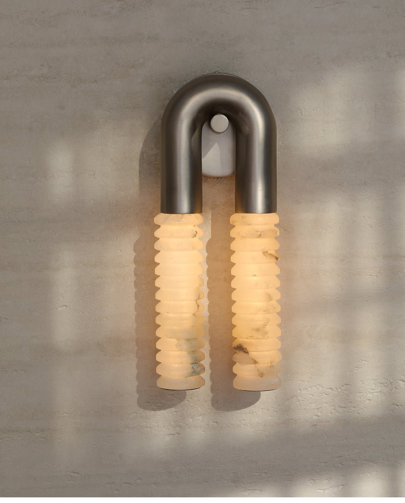 Arc Ridge Alabaster Wall Sconce - Vakkerlight