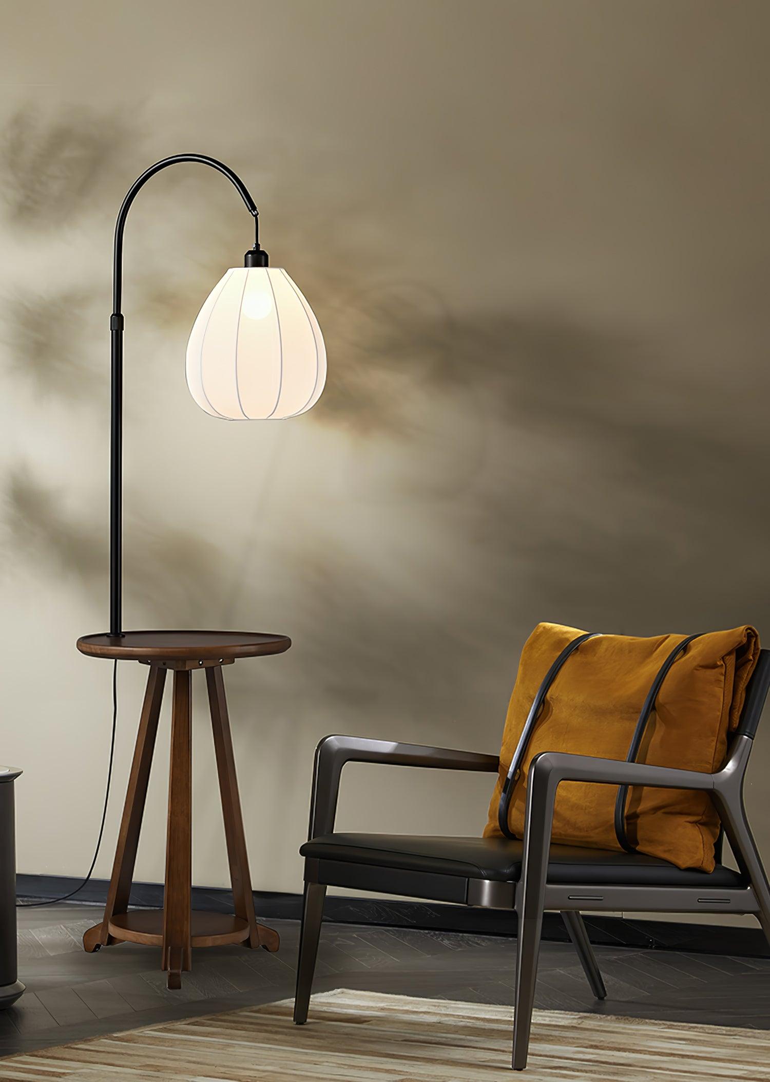 Arc Side Table Floor Lamp - Blowlighting